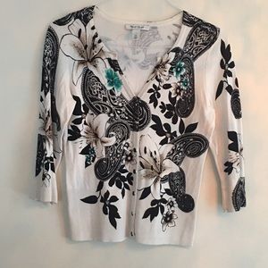 White House Black Market Button up cardigan